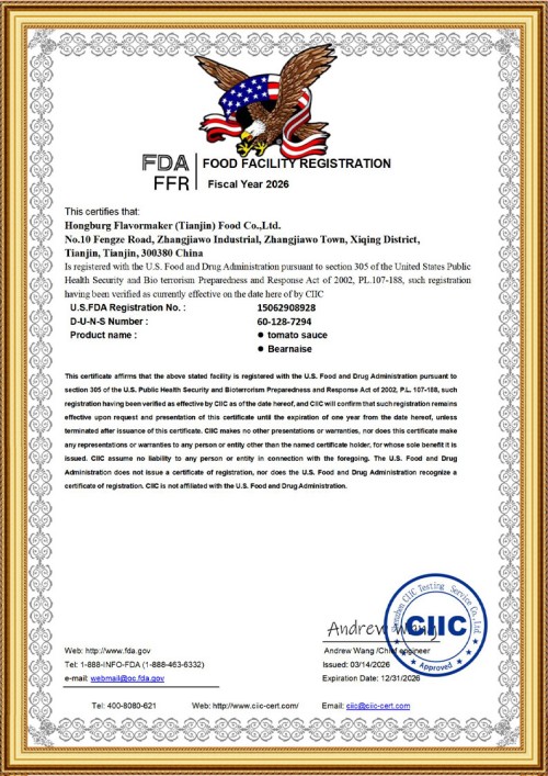 Our Certificate